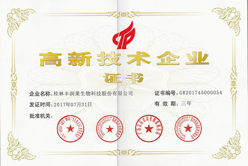 廣西壯族自治區高新技術企業