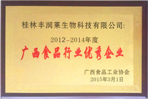 廣西食品行業優秀企業